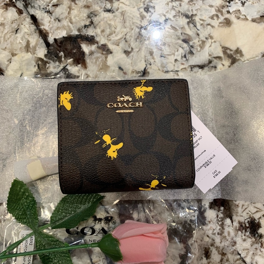 Coach X Peanuts Snap Wallet
